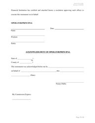 Form O&amp;G CBA Assignment of Cash Collateral - New Mexico, Page 3