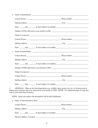 Annual Report Form - Tire Recycling Facility - New Mexico, Page 2