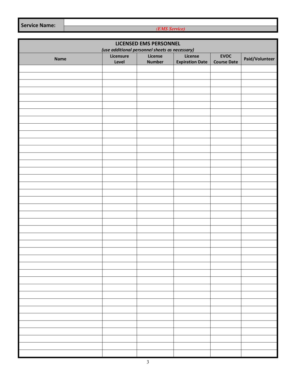 EMS Annual Service Report - New Mexico, Page 3