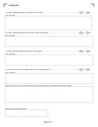 Quarterly Visual Monitoring Form Multi-Sector Gp-0-17-004 - New York, Page 2
