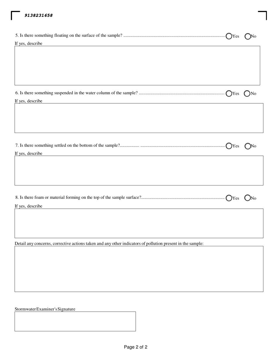 New York Quarterly Visual Monitoring Form Multi-Sector Gp-0-17-004 ...