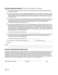 Notice of Termination - State Pollutant Discharge Elimination System (Spdes) General Permits (Gp-0-16-001) or (Gp-0-19-001) for Concentrated Animal Feeding Operations (Cafos) - New York, Page 2