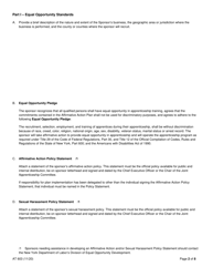 Form AT603 Apprentice Training Program Affirmative Action Plan - New York, Page 2
