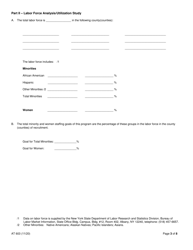 Form AT603 Apprentice Training Program Affirmative Action Plan - New York, Page 3