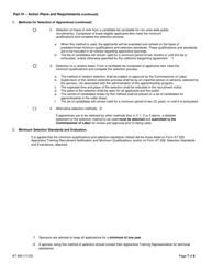 Form AT603 Apprentice Training Program Affirmative Action Plan - New York, Page 7