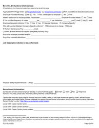 Form FL515 H-2b Swa Job Order Form - New York, Page 2