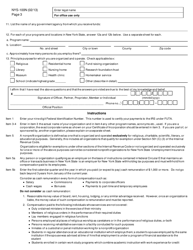 Form NYS-100N New York State Employer Registration for Unemployment Insurance, Withholding, and Wage Reporting for Nonprofit Organizations - New York, Page 3