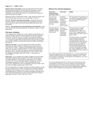 Instructions for Form Y-203 Yonkers Nonresident Earnings Tax Return - New York, Page 4