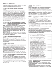 Instructions for Form IT-225 New York State Modifications - New York, Page 12