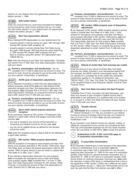 Instructions for Form IT-225 New York State Modifications - New York, Page 15