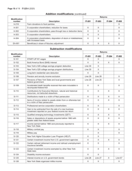 Instructions for Form IT-225 New York State Modifications - New York, Page 18