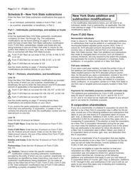 Instructions for Form IT-225 New York State Modifications - New York, Page 2