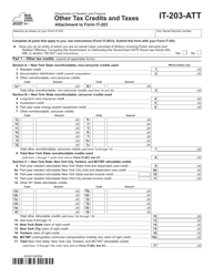 Form IT-203-ATT - 2020 - Fill Out, Sign Online and Download Fillable ...