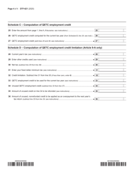 Form DTF-621 Claim for Qetc Employment Credit - New York, Page 4