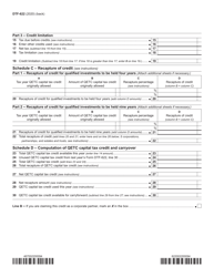 Form DTF-622 Claim for Qetc Capital Tax Credit - New York, Page 2