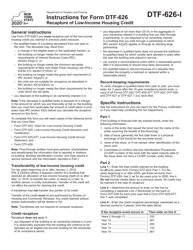 Instructions for Form DTF-626 Recapture of Low-Income Housing Credit - New York