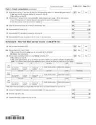 Form IT-209 Claim for Noncustodial Parent New York State Earned Income Credit - New York, Page 3
