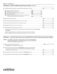 Form IT-209 Claim for Noncustodial Parent New York State Earned Income Credit - New York, Page 4