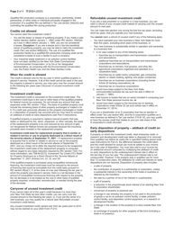 Instructions for Form IT-212 Investment Credit - New York, Page 2