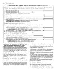 Instructions for Form IT-216 Claim for Child and Dependent Care Credit - New York, Page 6