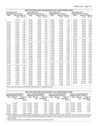 Instructions for Form IT-216 Claim for Child and Dependent Care Credit - New York, Page 7