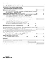 Form IT-215 Claim for Earned Income Credit - New York, Page 2