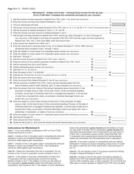 Instructions for Form IT-217 Claim for Farmers&#039; School Tax Credit - New York, Page 10