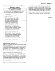Instructions for Form IT-217 Claim for Farmers&#039; School Tax Credit - New York, Page 9
