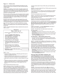 Instructions for Form IT-215 Claim for Earned Income Credit - New York, Page 2