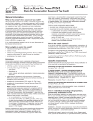 Document preview: Instructions for Form IT-242 Claim for Conservation Easement Tax Credit - New York