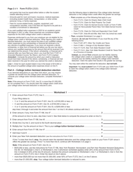 Instructions for Form IT-272 Claim for College Tuition Credit or Itemized Deduction - New York, Page 2