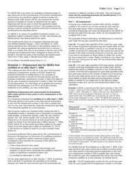 Instructions for Form IT-604 Claim for Qeze Tax Reduction Credit - New York, Page 7