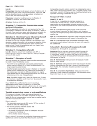 Instructions for Form IT-611 Claim for Brownfield Redevelopment Tax Credit for Qualified Sites Accepted Into the Brownfield Cleanup Program Prior to June 23, 2008 - New York, Page 4