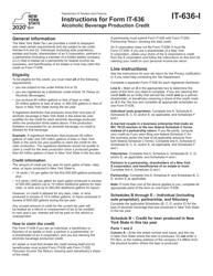 Document preview: Instructions for Form IT-636 Alcoholic Beverage Production Credit - New York