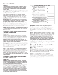 Instructions for Form IT-636 Alcoholic Beverage Production Credit - New York, Page 2