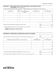 Form IT-645 Recapture of Start-Up Ny Tax Benefits - New York, Page 3