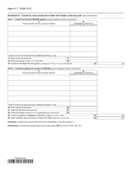 Form IT-636 Alcoholic Beverage Production Credit - New York, Page 4