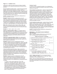 Instructions for Form IT-2105.9 Underpayment of Estimated Tax by Individuals and Fiduciaries - New York, Page 4