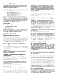 Instructions for Form IT-2659 Estimated Tax Penalties for Partnerships and New York S Corporations - New York, Page 2