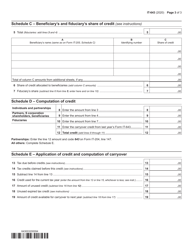 Form IT-643 Hire a Veteran Credit - New York, Page 3