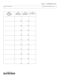 Form IT-203-GR-ATT-C Schedule C Nonresident Partners Qualifying and Participating in a Metropolitan Commuter Transportation Mobility Tax (Mctmt) Group Return - New York, Page 2