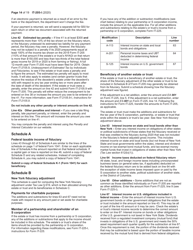 Instructions for Form IT-205 Fiduciary Income Tax Return - New York, Page 14