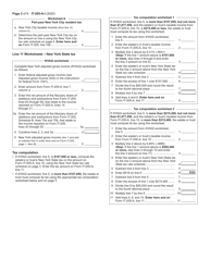 Instructions for Form IT-205-A Fiduciary Allocation - New York, Page 2