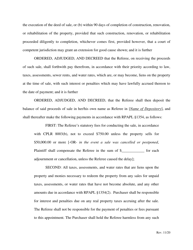 Default Judgment an Judgment of Foreclosure and Sale - New York, Page 5