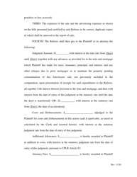 Default Judgment an Judgment of Foreclosure and Sale - New York, Page 6