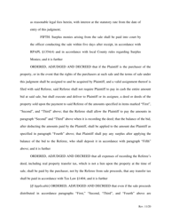 Default Judgment an Judgment of Foreclosure and Sale - New York, Page 7