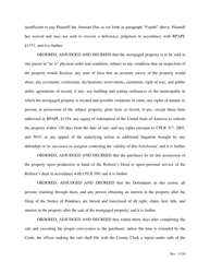 Default Judgment an Judgment of Foreclosure and Sale - New York, Page 8