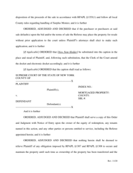 Default Judgment an Judgment of Foreclosure and Sale - New York, Page 9