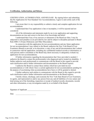 Re-application for Non-standard Test Accommodations (Nta) - New York, Page 4