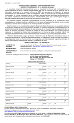 Formulario OCFS-3937-S Solicitud De Informacion - Adopcion Privada (Solo Para Uso De Tribunales O Personas Desinteresadas) - New York (Spanish), Page 2
